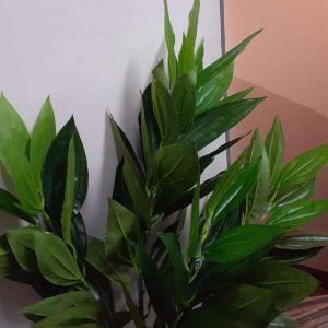 CN – 3391 PLANTA c/VARAS DE HOJAS x4 h77cm.
